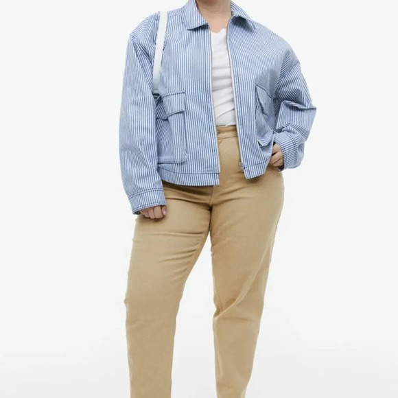 NWT H&M Straight Leg Khaki Pants Size 18 - Picture 1 of 4